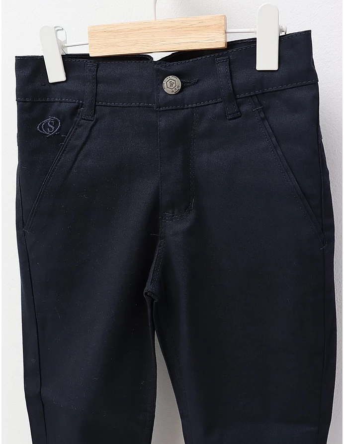 Pantaloni tercot Sergiu bleumarin picture - 2