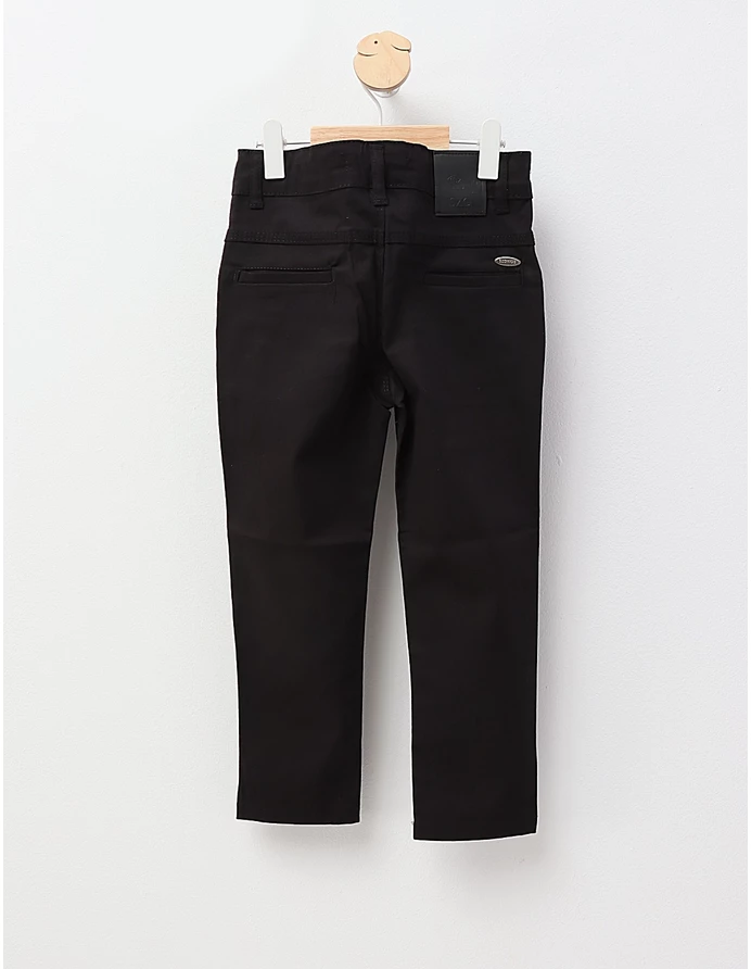 Pantaloni tercot Sergiu negru picture - 3