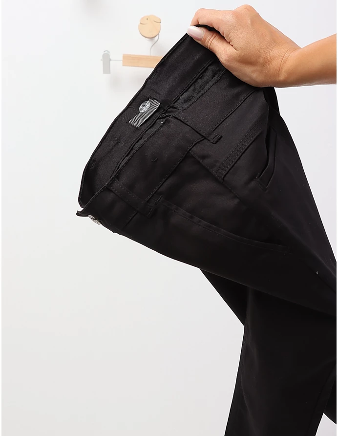 Pantaloni tercot Sergiu negru picture - 5