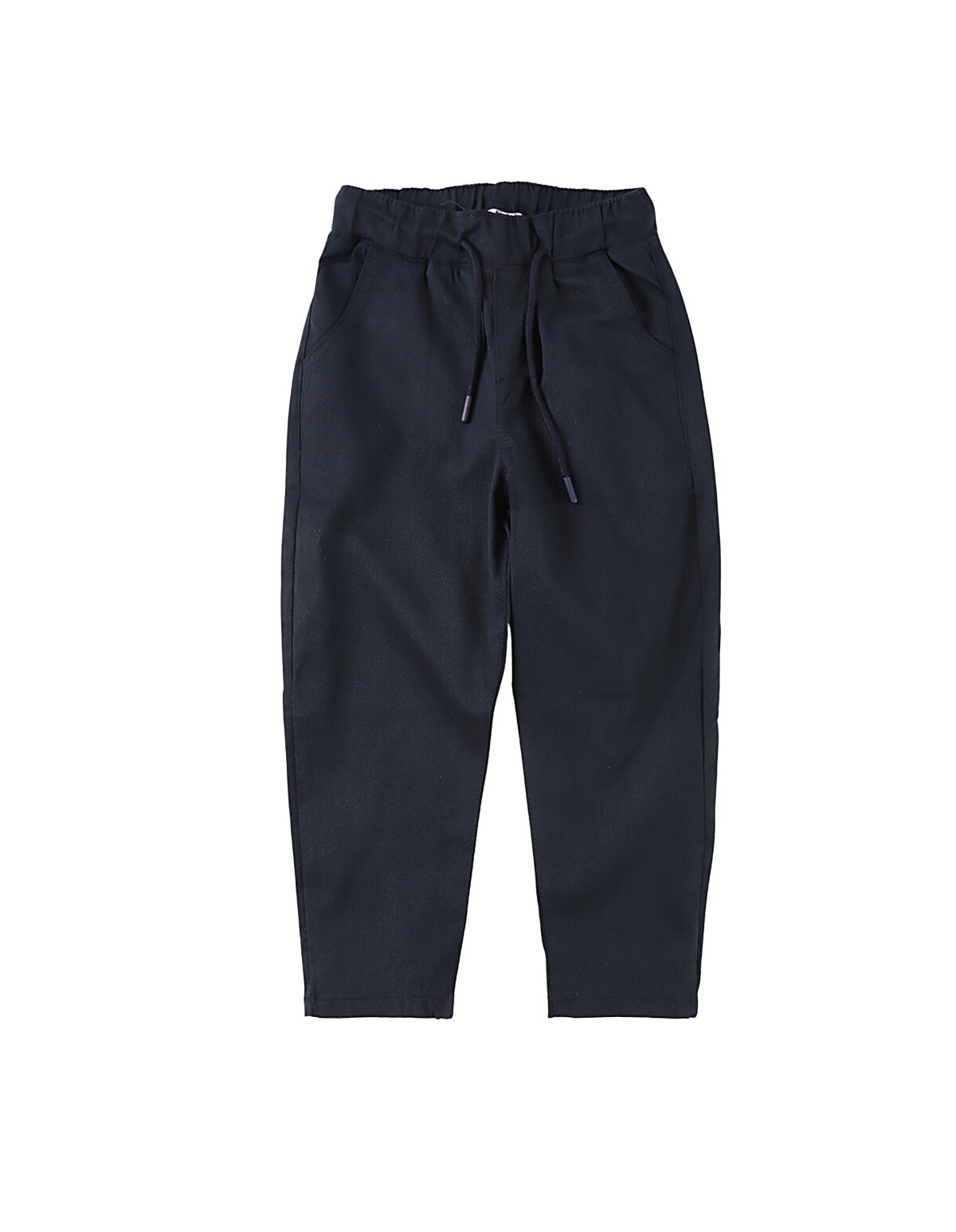 Pantaloni tercot uniforma slim, bleumarin