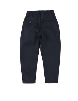 Pantaloni tercot uniforma slim, bleumarin