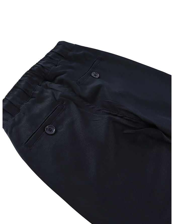 Pantaloni tercot uniforma slim, bleumarin picture - 6