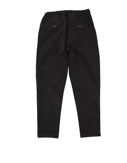 Pantaloni tercot uniforma slim, negru