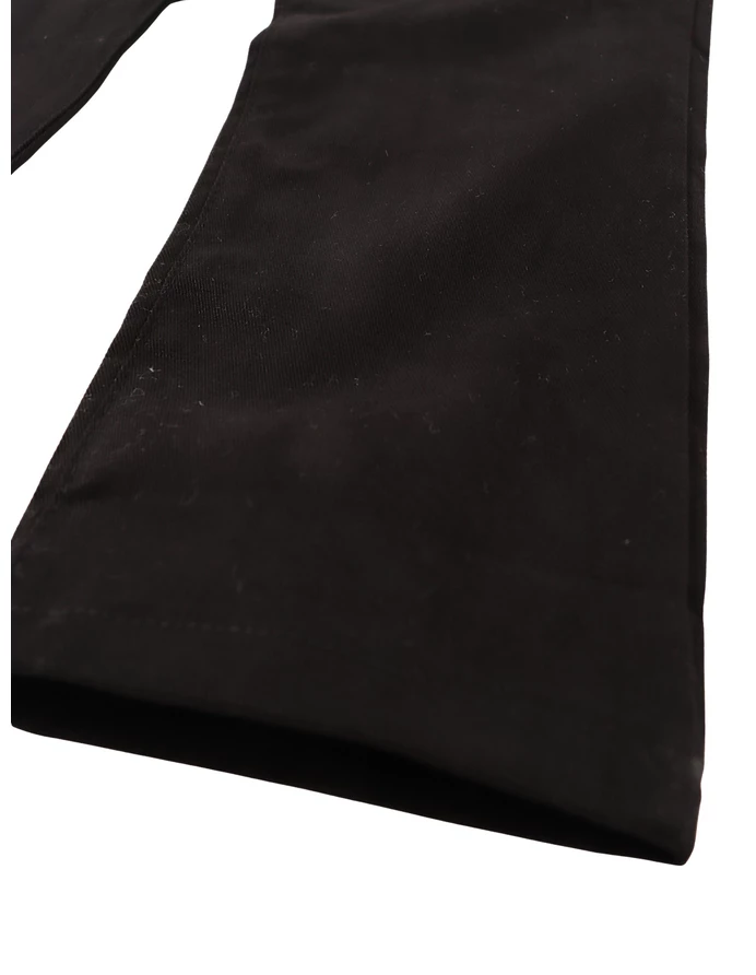 Pantaloni tercot uniforma slim, negru picture - 3