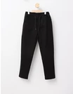 Pantaloni tercot uniforma slim, negru picture - 5