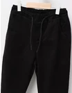 Pantaloni tercot uniforma slim, negru picture - 6