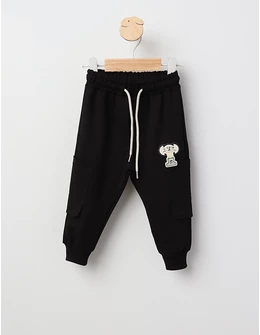 Pantaloni trening D-ENIM negru