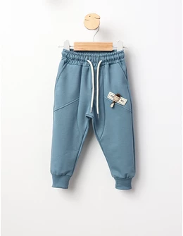 Pantaloni trening HHU Design albastru deschis