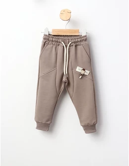 Pantaloni trening HHU Design crem