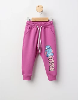Pantaloni trening Stitch mov