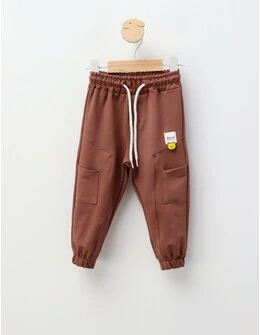 Pantaloni trening WORLD maro