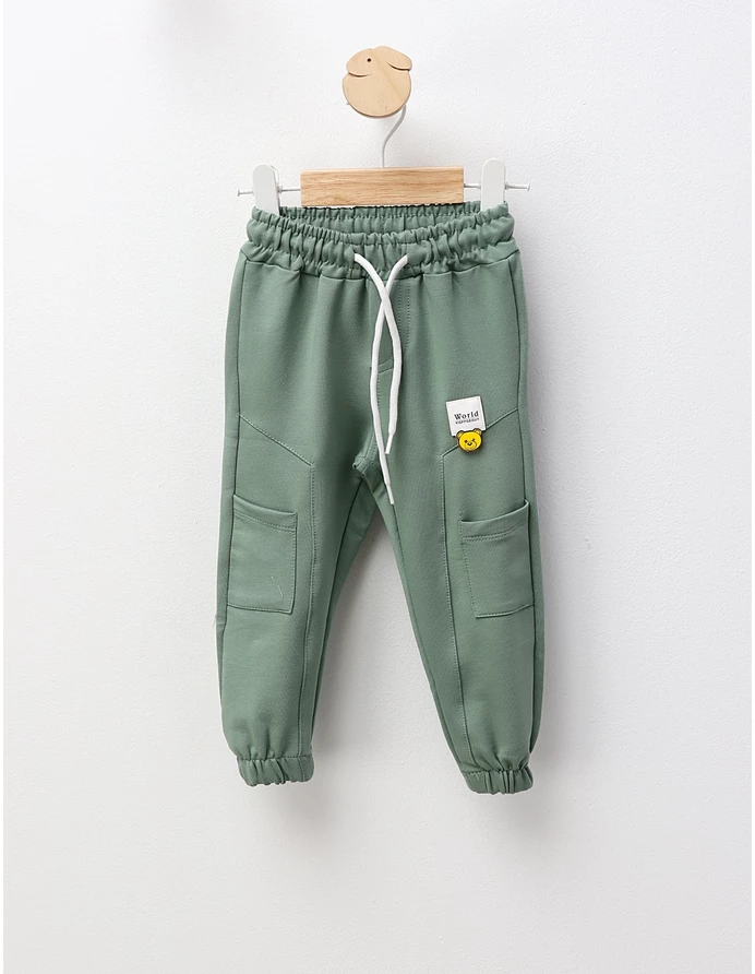 Pantaloni trening WORLD verde picture - 2