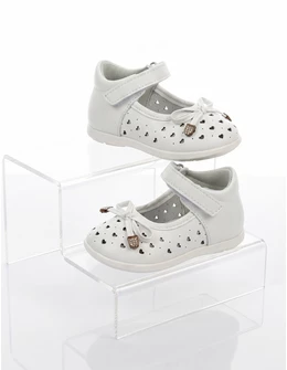 Pantofi eleganti apawwa Inimioare, alb