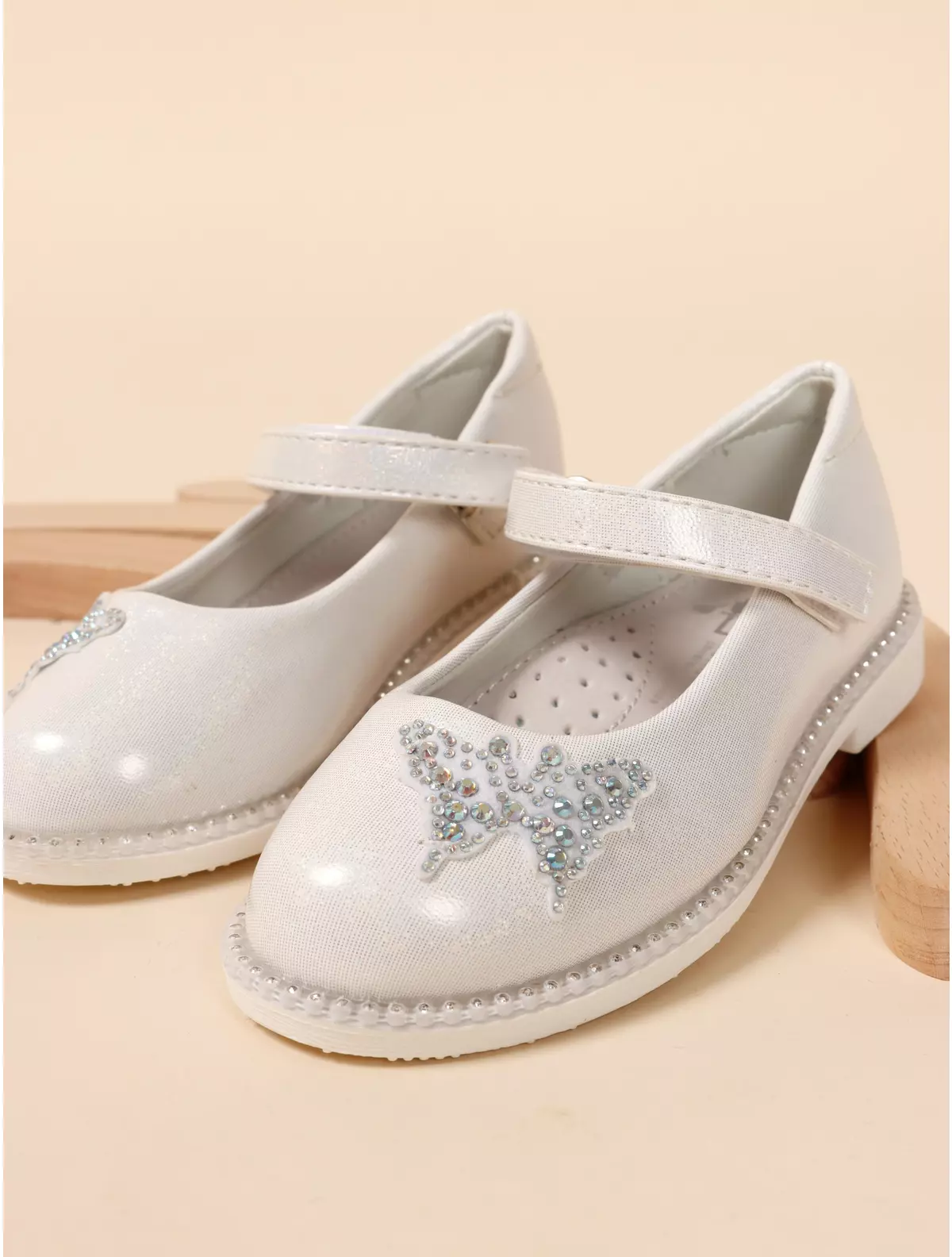 Pantofi Feleganti Tom.m premium alb-fluture