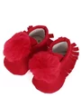 Pantofiori ciucuras-franjuri rosu 1