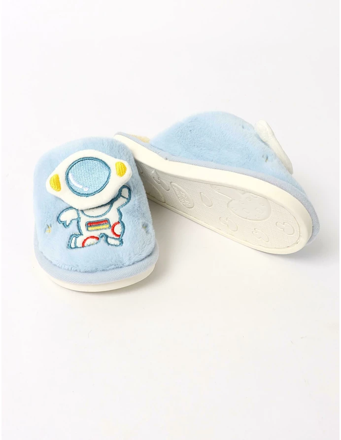 Papuci de casa Astronaut Buzz Aldrin blue picture - 4
