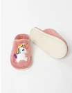Papuci de casa Unicorn model roz-prafuit picture - 4