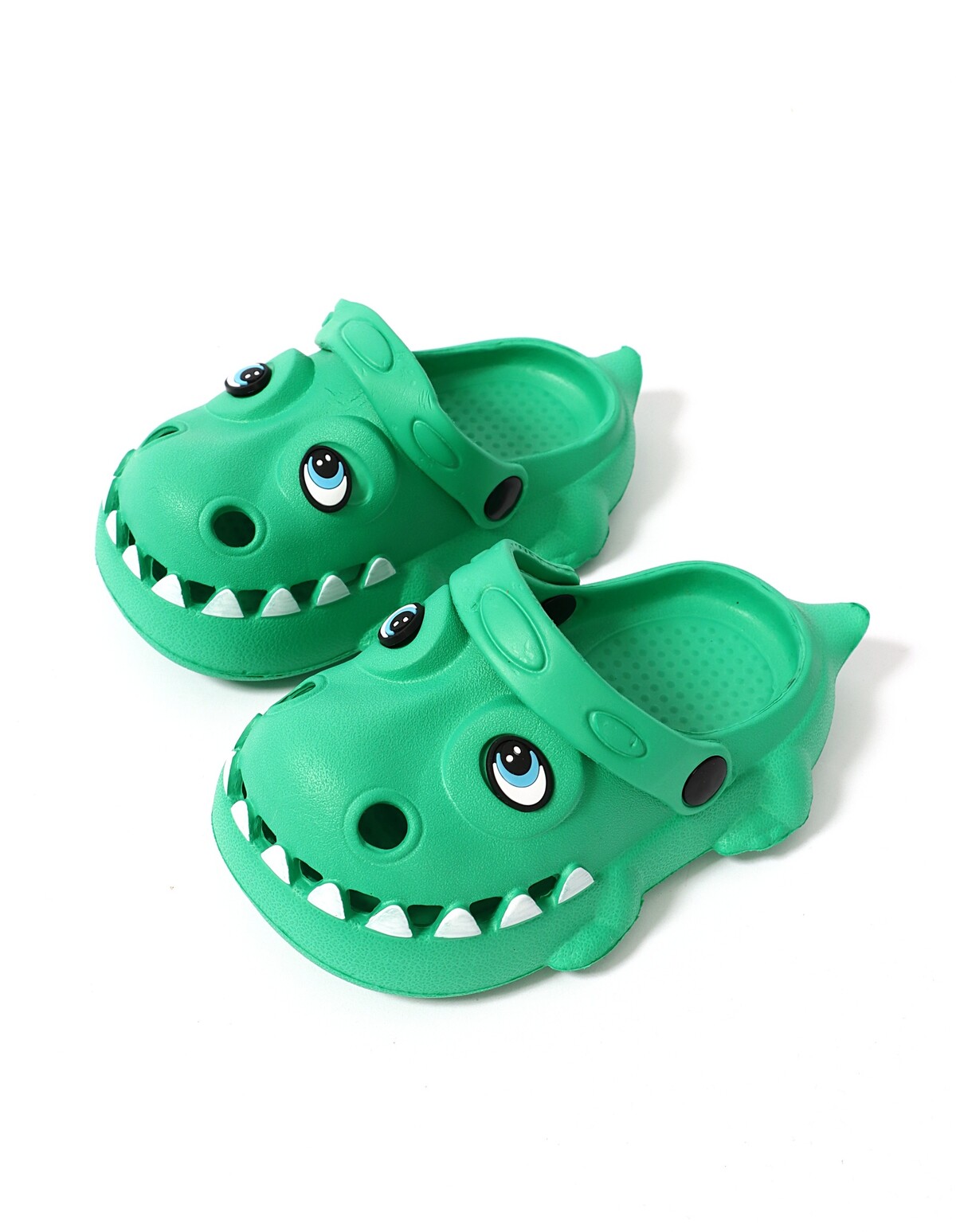Papuci de spuma Croco-Dino model verde