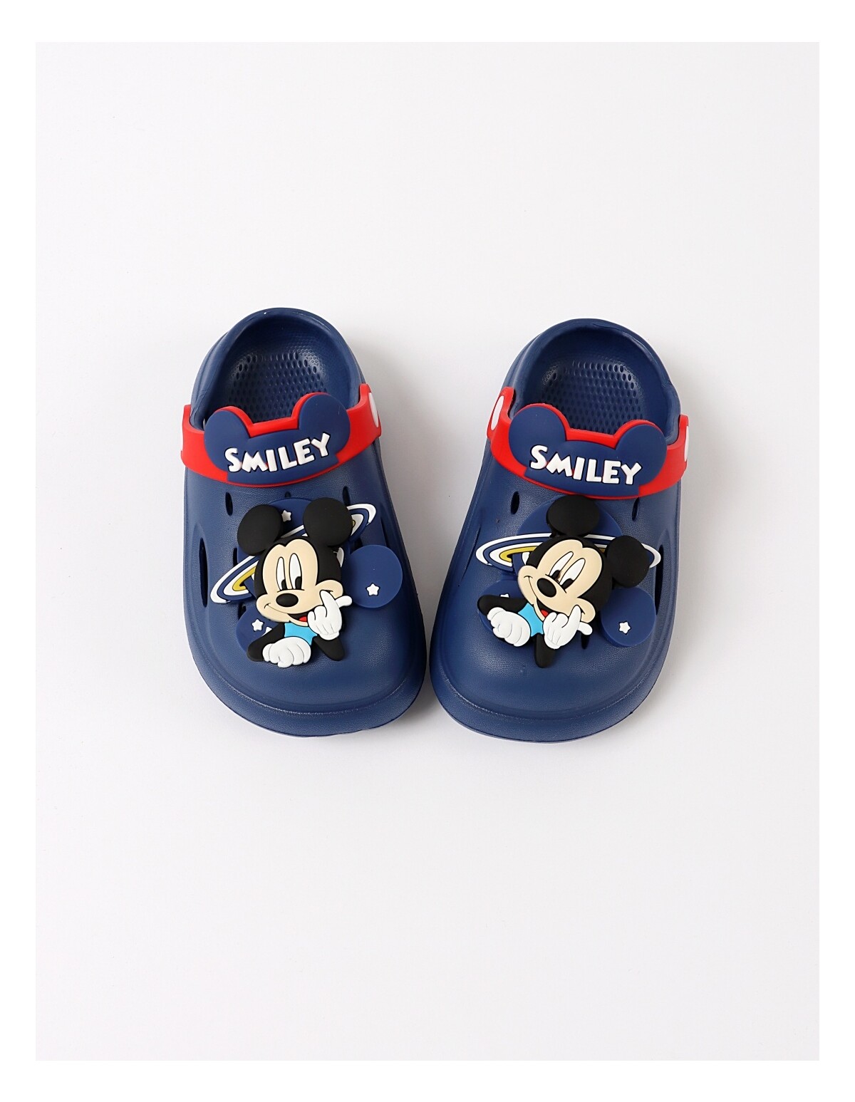 Papuci de spuma Smiley Mickey bleumarin
