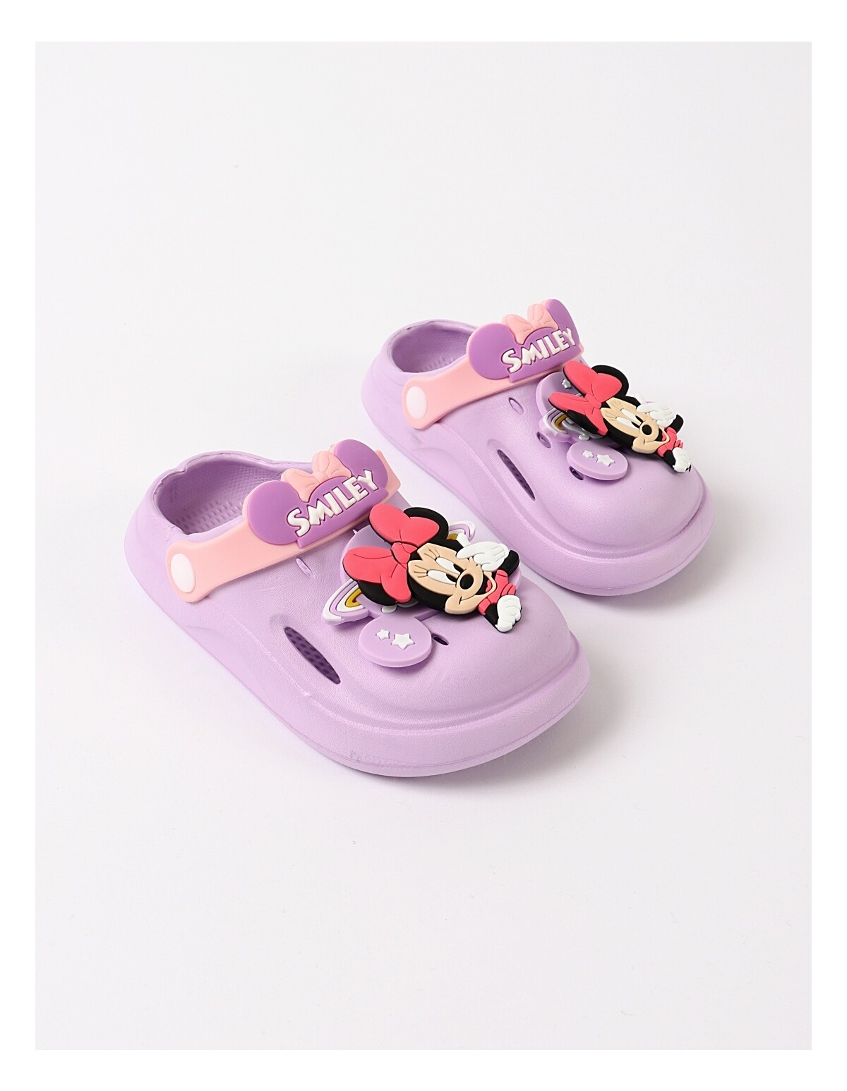 Papuci de spuma Smiley Minnie mov