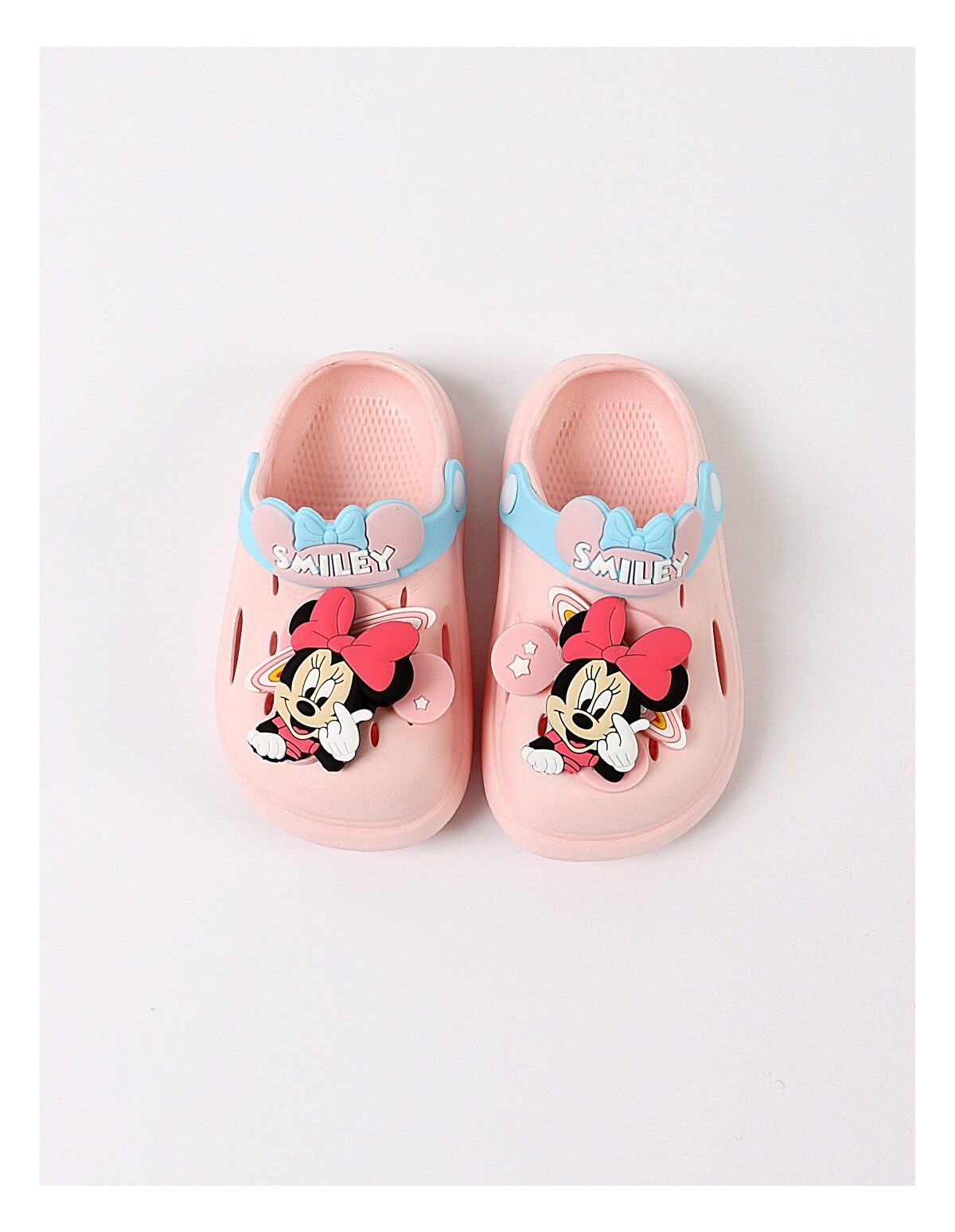 Papuci de spuma Smiley Minnie roz