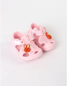 Papuci-sandalute spuma Bunny, roz