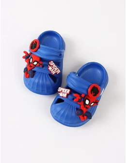 Papuci-sandalute spuma Spider-man albastru