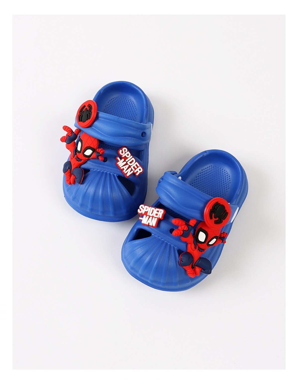 Papuci-sandalute spuma Spider-man albastru