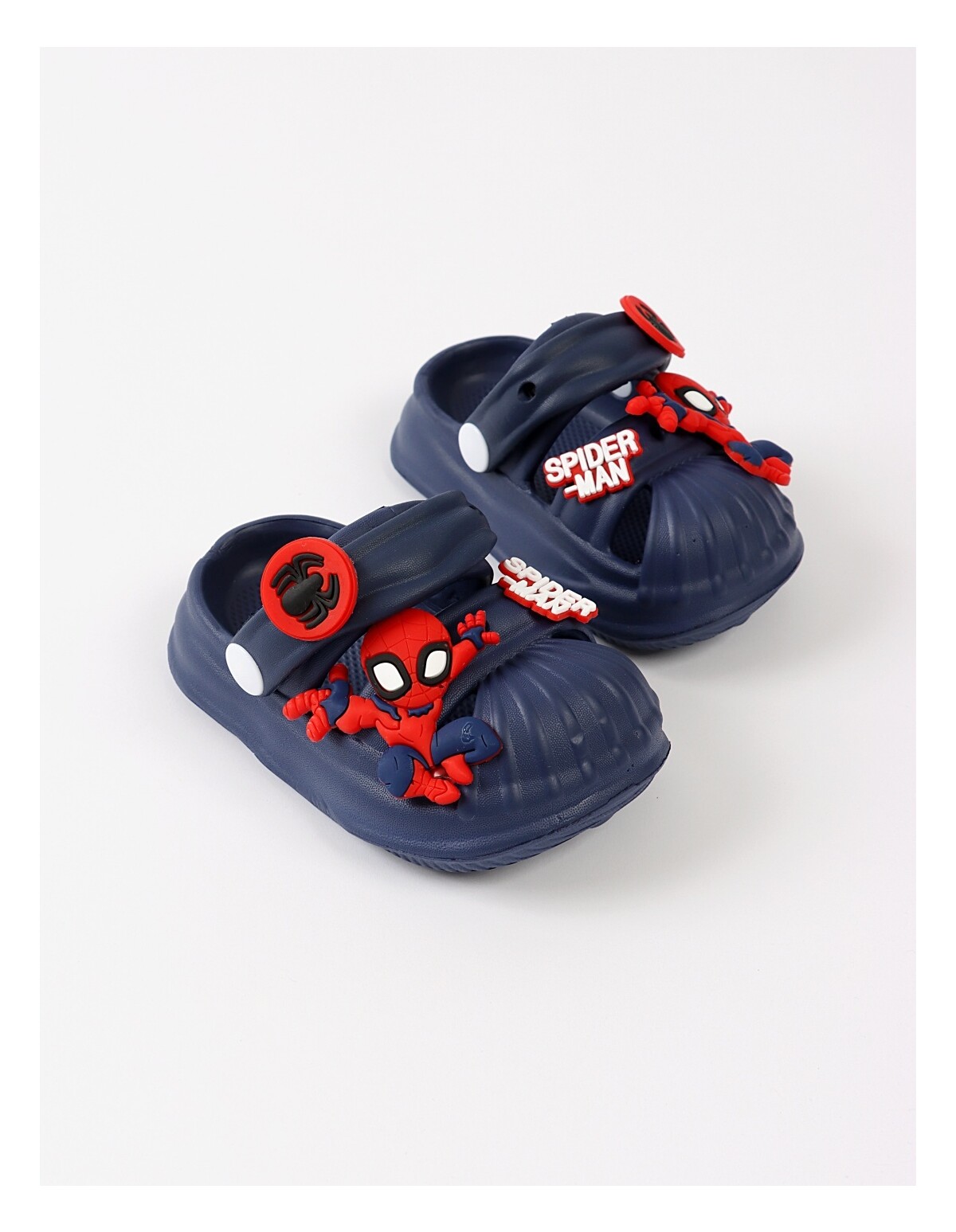 Papuci-sandalute spuma Spider-man bleumarin