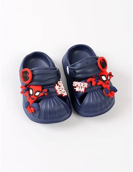 Papuci-sandalute spuma Spider-man bleumarin