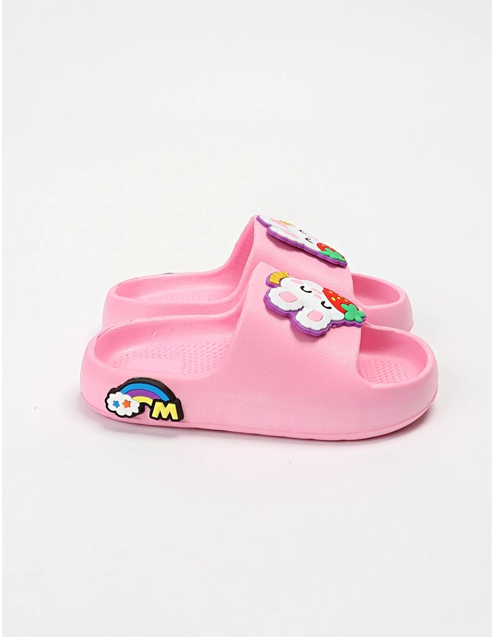 Papuci spuma Bunny, cu roz picture - 3