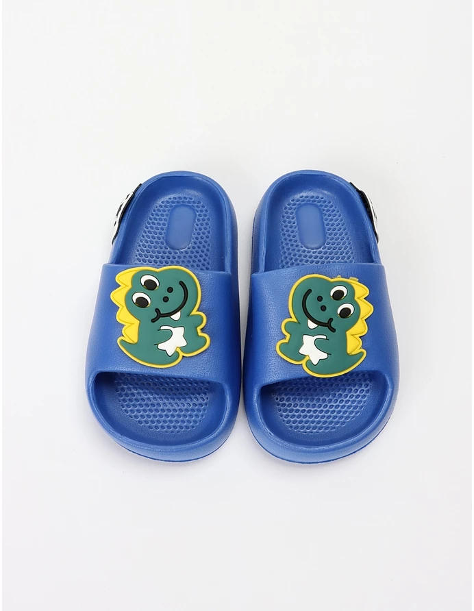 Papuci spuma Dino Boy, cu albastru picture - 2