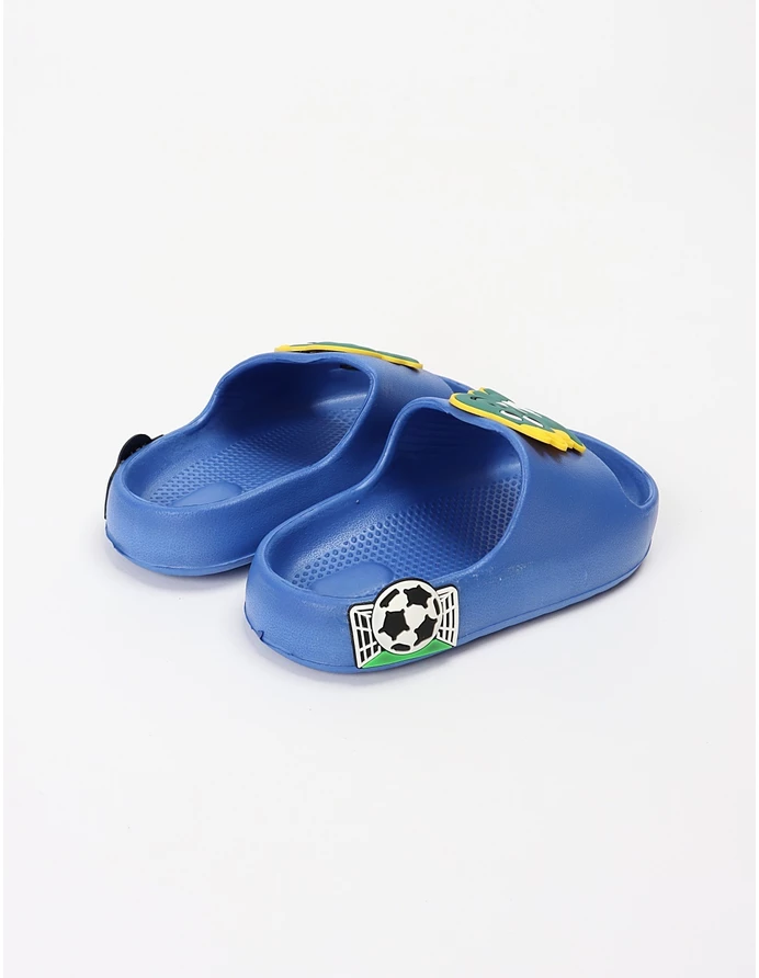 Papuci spuma Dino Boy, cu albastru picture - 4