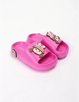 Papuci spuma Happy Girl, cu roz