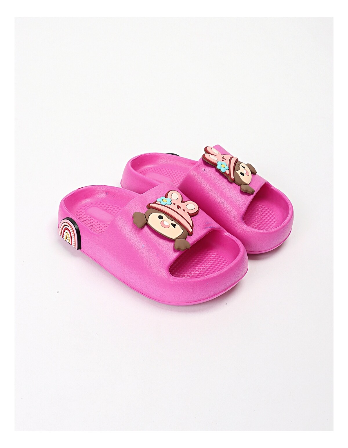 Papuci spuma Happy Girl, cu roz
