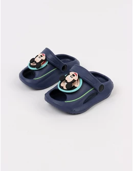 Papuci spuma Jibbtz rotativ Mickey, bleumarin