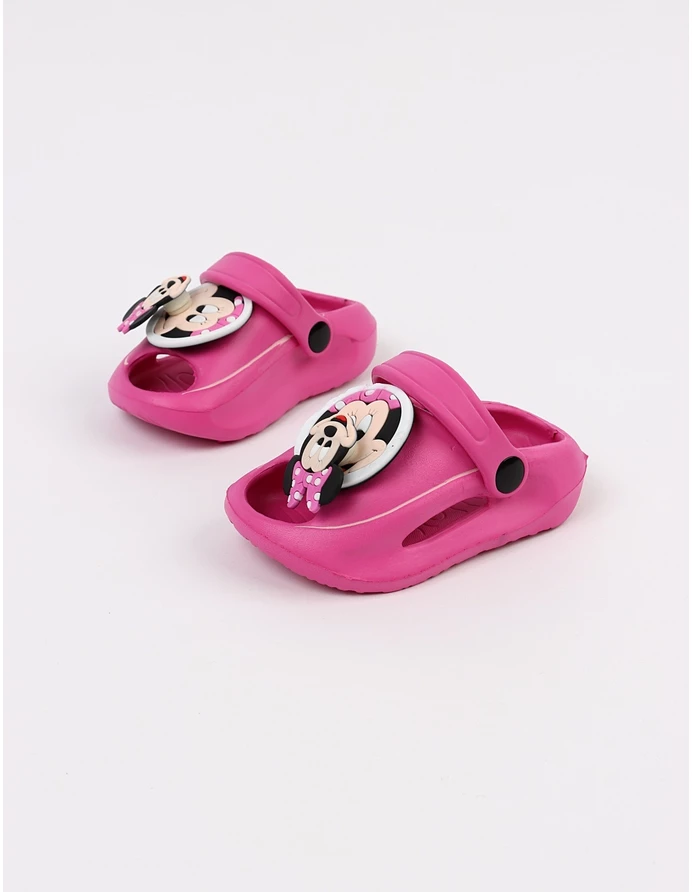 Papuci spuma Jibbtz rotativ Minnie, ciclam picture - 2