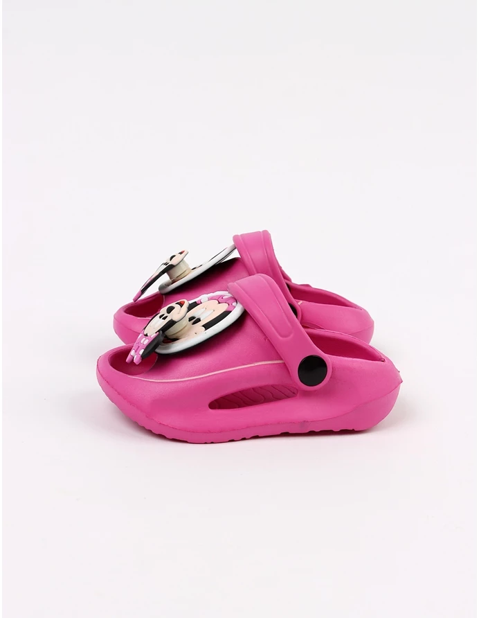 Papuci spuma Jibbtz rotativ Minnie, ciclam picture - 5