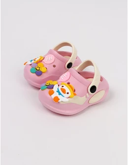 Papuci spuma usori Jibbtz Duck, roz