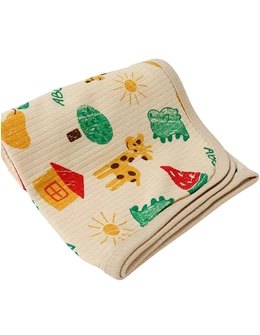 Patura bumbac girafe