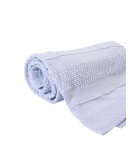 Paturica acrilic Triko model bleu