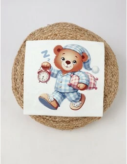 Paturica bebe, Ursuletul Somnoros, alb-albastru