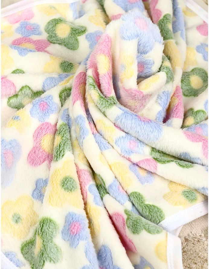 Paturica cocolino multicolor cu floricele picture - 5