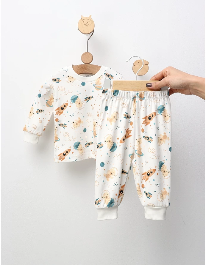 Pijama Baby, Space Rocket, model alb picture - 3