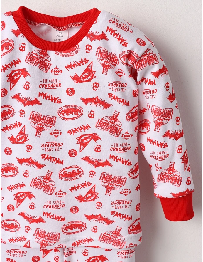 Pijama bbc ML Romania Batman  rosu picture - 2