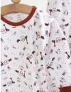 Pijama bbc ML Romania, Cute Animal, alb-maro picture - 2