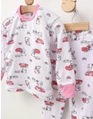 Pijama bbc ML Romania Love U alb-rosu picture - 4