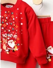 Pijama Craciun, Ho Ho Ho, cu rosu picture - 2