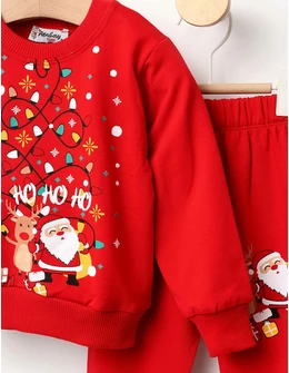 Pijama Craciun, Ho Ho Ho, cu rosu