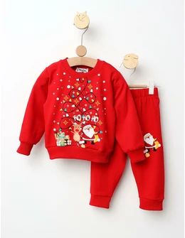 Pijama Craciun, Ho Ho Ho, cu rosu
